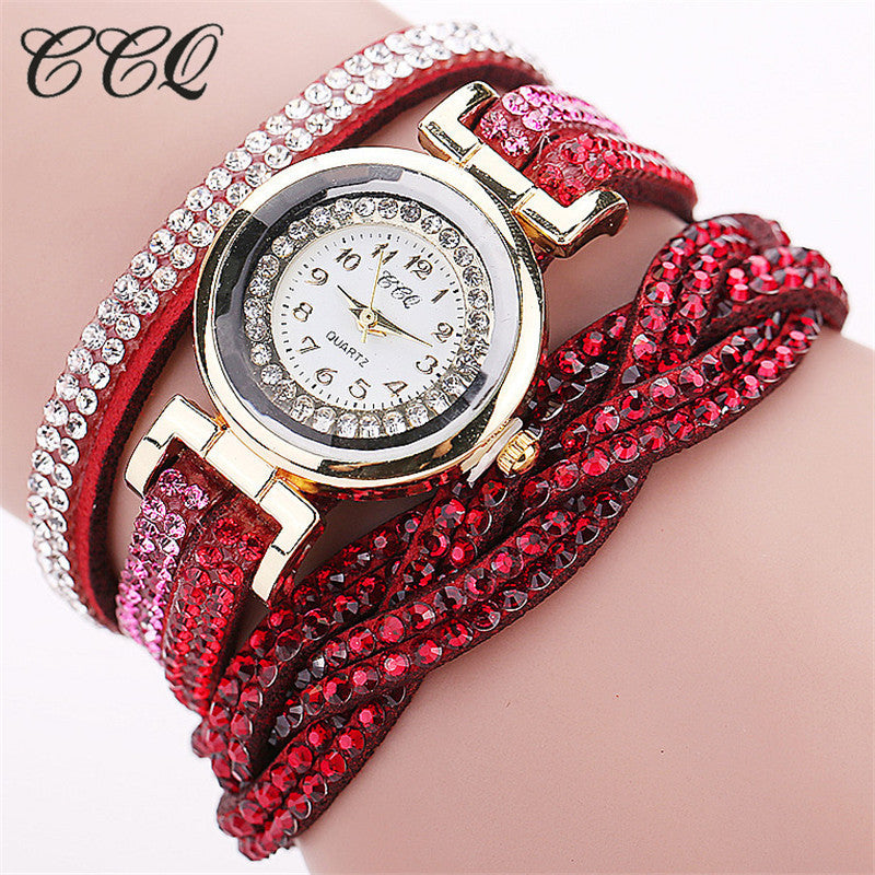 Twisted Velvet Bracelet Watch — 11 Stunning Colors