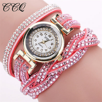 Twisted Velvet Bracelet Watch — 11 Stunning Colors