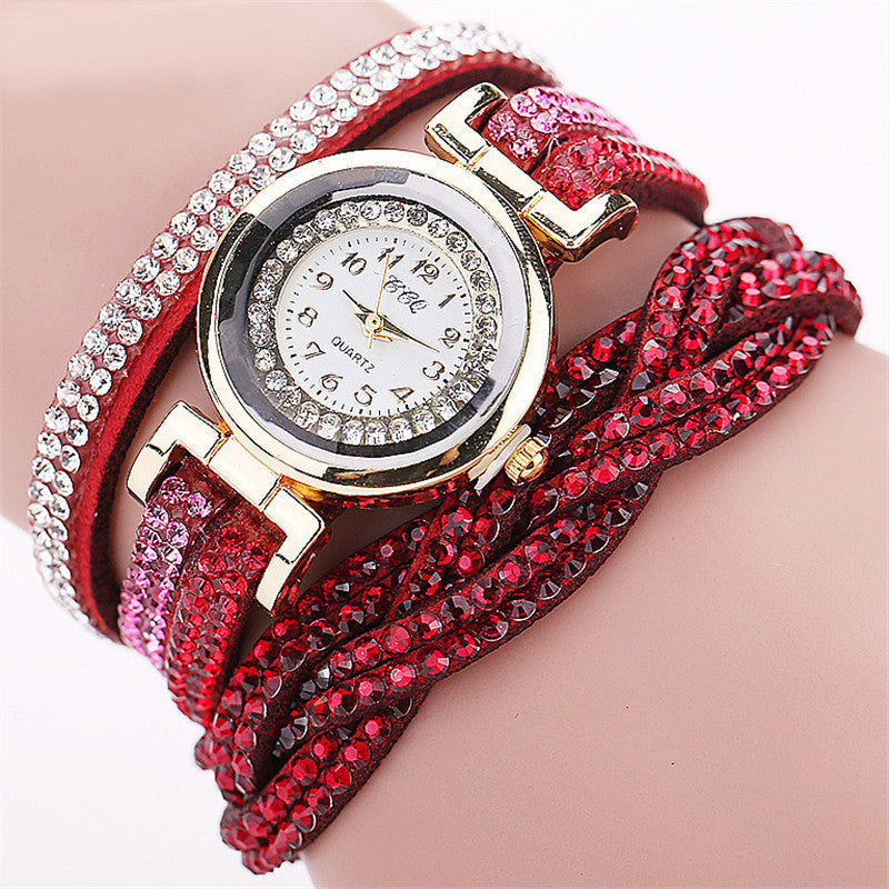 Twisted Velvet Bracelet Watch — 11 Stunning Colors