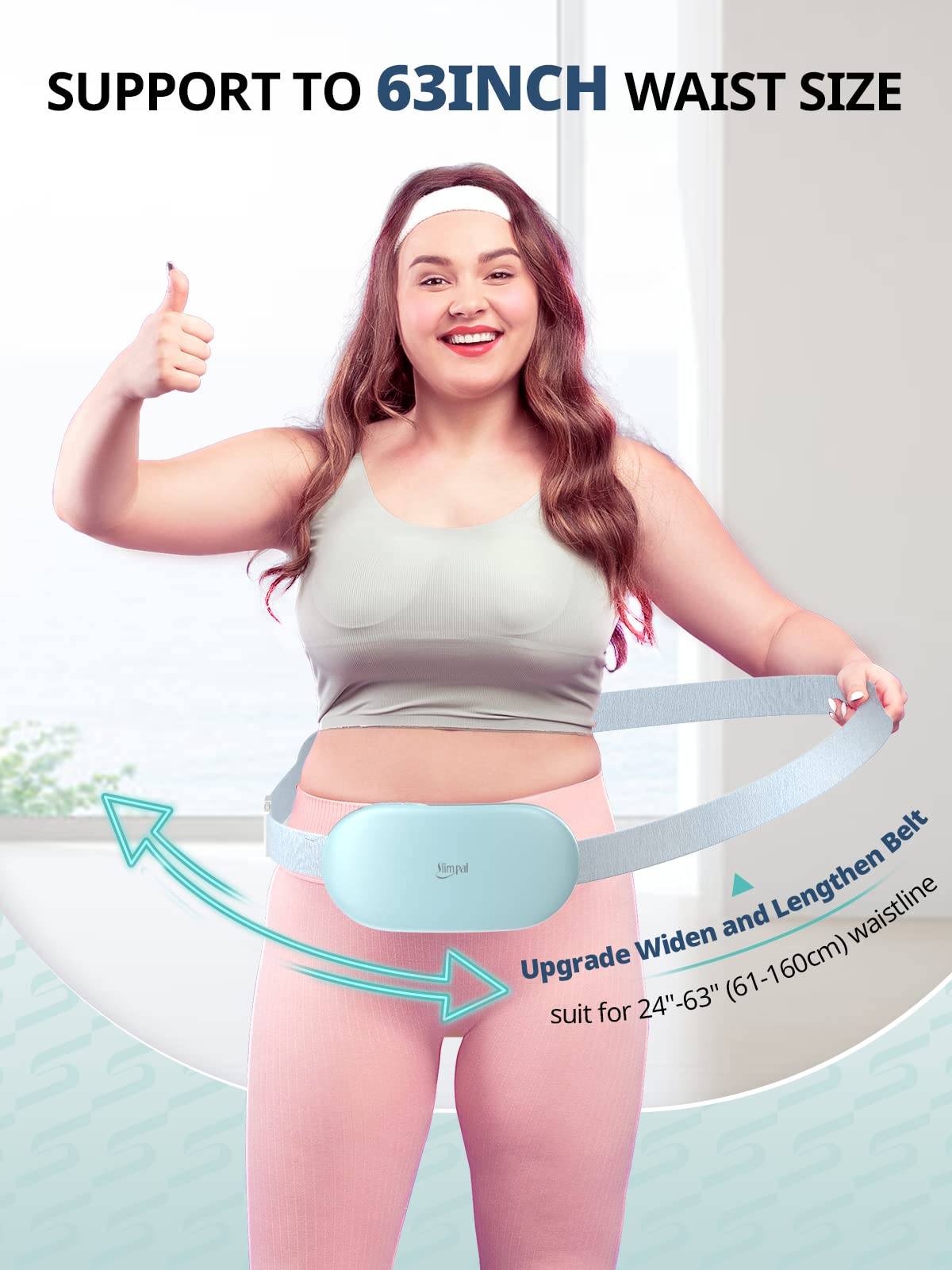 Rechargeable Electric Heating Belt for Period Pain & Cramps – Back & Belly Massager