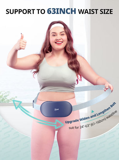 Rechargeable Electric Heating Belt for Period Pain & Cramps – Back & Belly Massager