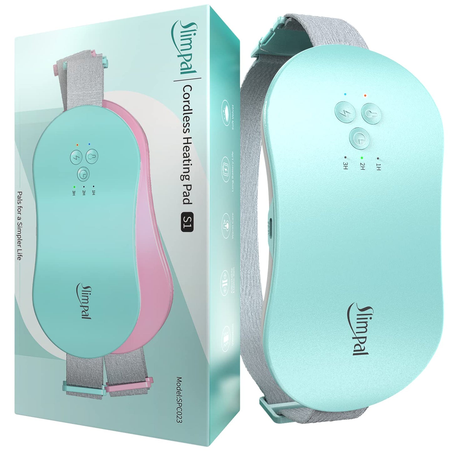 Rechargeable Electric Heating Belt for Period Pain & Cramps – Back & Belly Massager