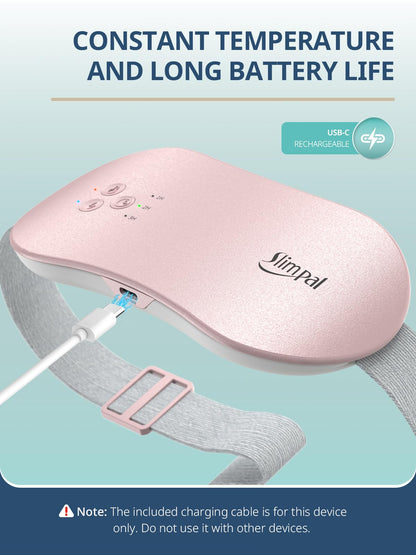 Rechargeable Electric Heating Belt for Period Pain & Cramps – Back & Belly Massager