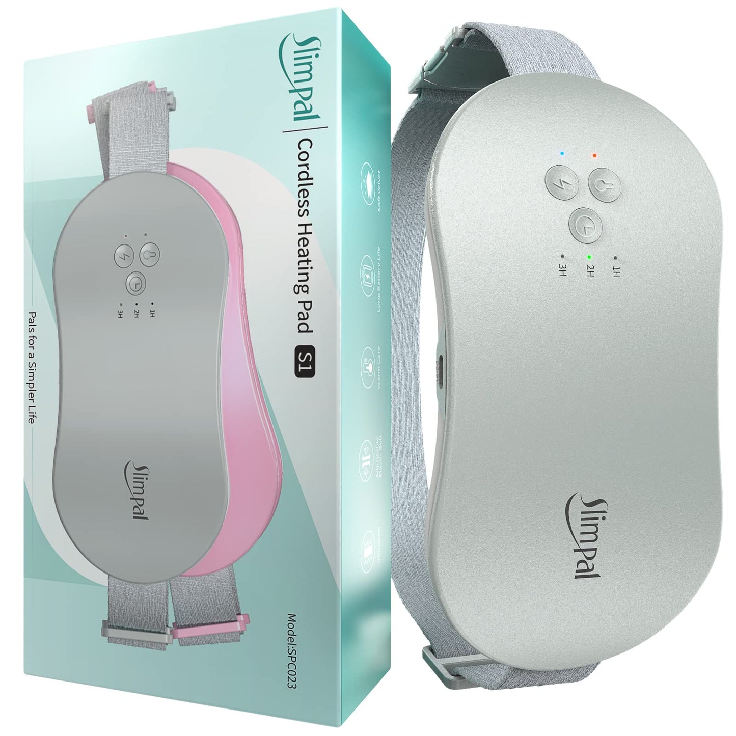 Rechargeable Electric Heating Belt for Period Pain & Cramps – Back & Belly Massager
