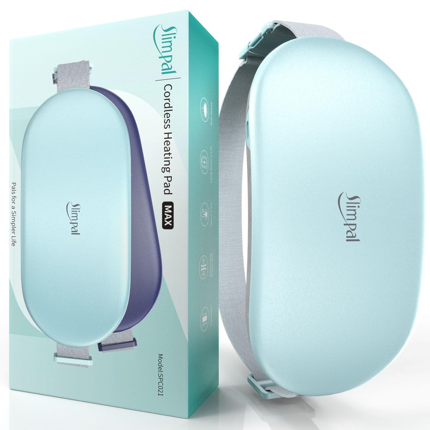 Rechargeable Electric Heating Belt for Period Pain & Cramps – Back & Belly Massager