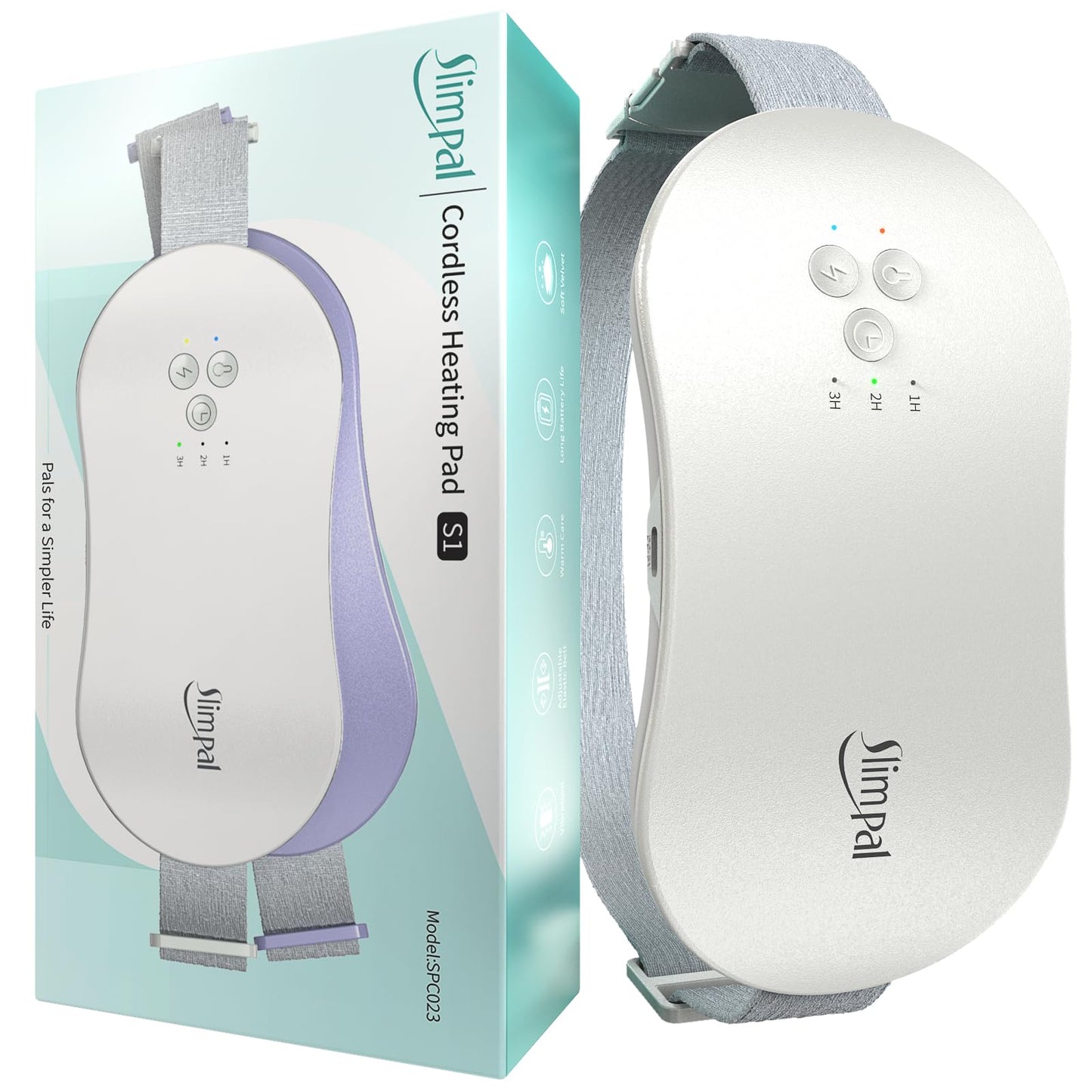 Rechargeable Electric Heating Belt for Period Pain & Cramps – Back & Belly Massager
