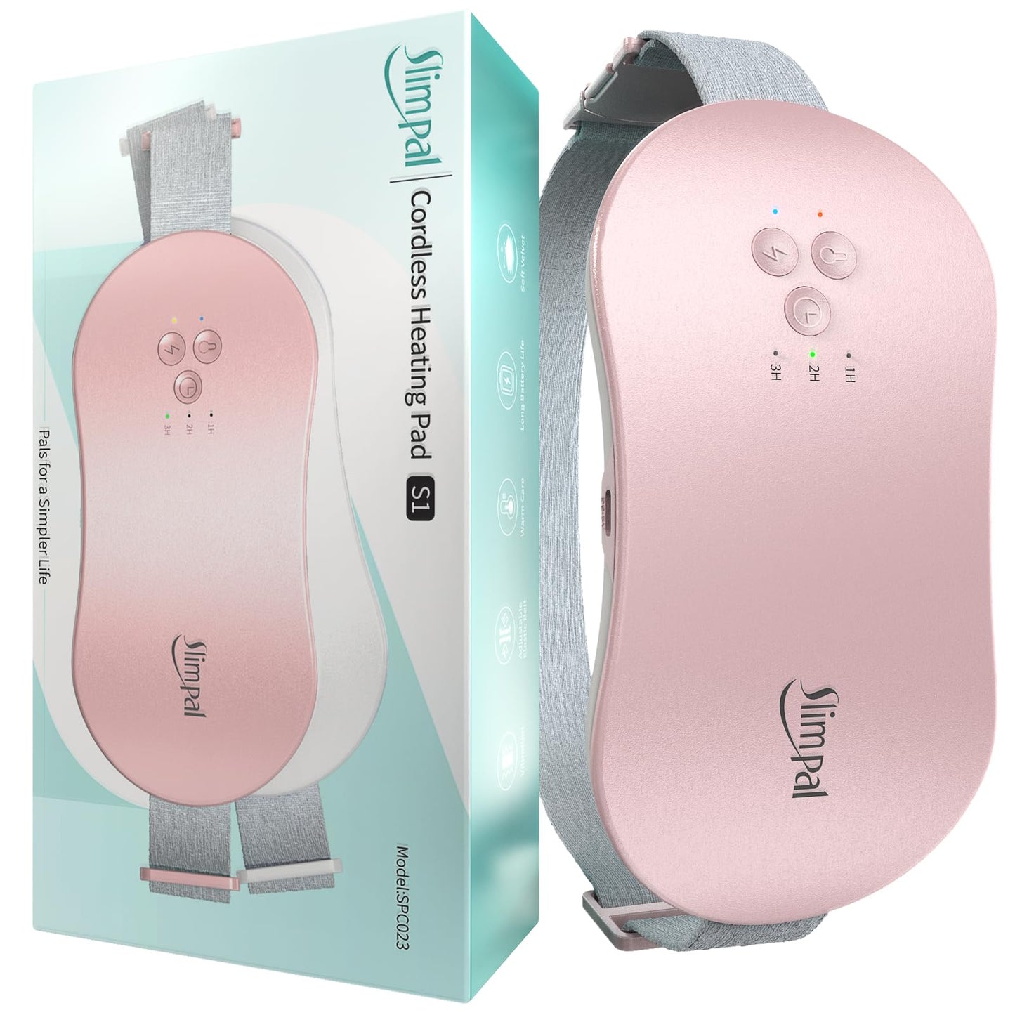 Rechargeable Electric Heating Belt for Period Pain & Cramps – Back & Belly Massager