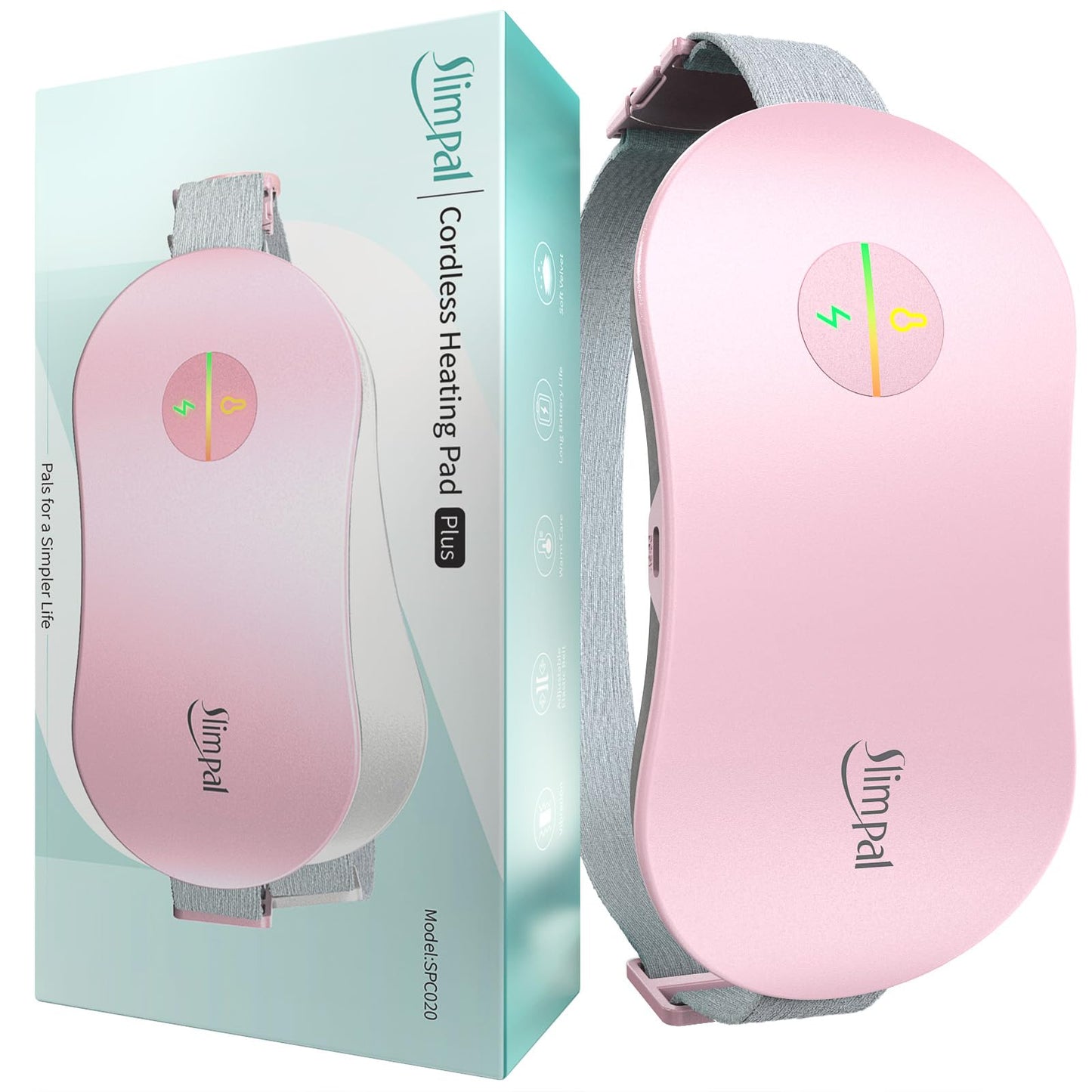 Rechargeable Electric Heating Belt for Period Pain & Cramps – Back & Belly Massager
