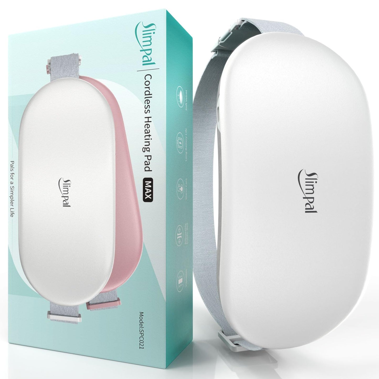 Rechargeable Electric Heating Belt for Period Pain & Cramps – Back & Belly Massager