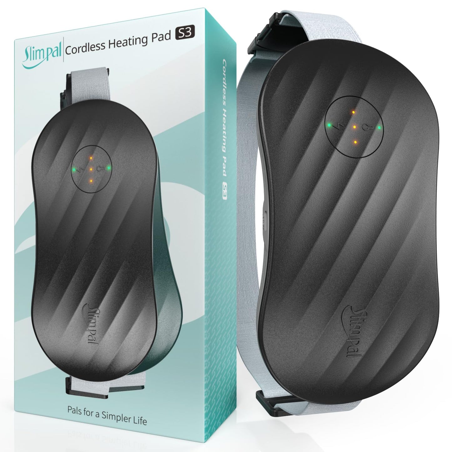 Rechargeable Electric Heating Belt for Period Pain & Cramps – Back & Belly Massager