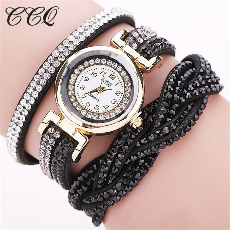 Twisted Velvet Bracelet Watch — 11 Stunning Colors