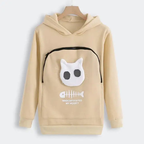 Cat Lovers Kangaroo Hoodie for Pets and Dogs
