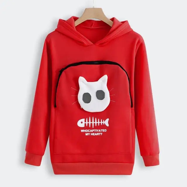 Cat Lovers Kangaroo Hoodie for Pets and Dogs