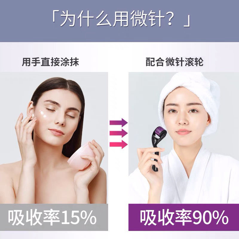 Needle Roller Microneedle Disposable Sterile Source Factory Facial Beauty Introduction Instrument 540 Microneedle Roller Mechanical Brand