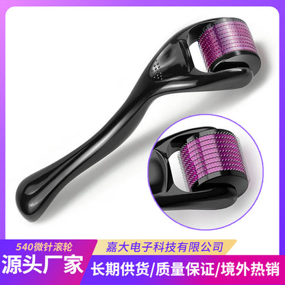 Needle Roller Microneedle Disposable Sterile Source Factory Facial Beauty Introduction Instrument 540 Microneedle Roller Mechanical Brand