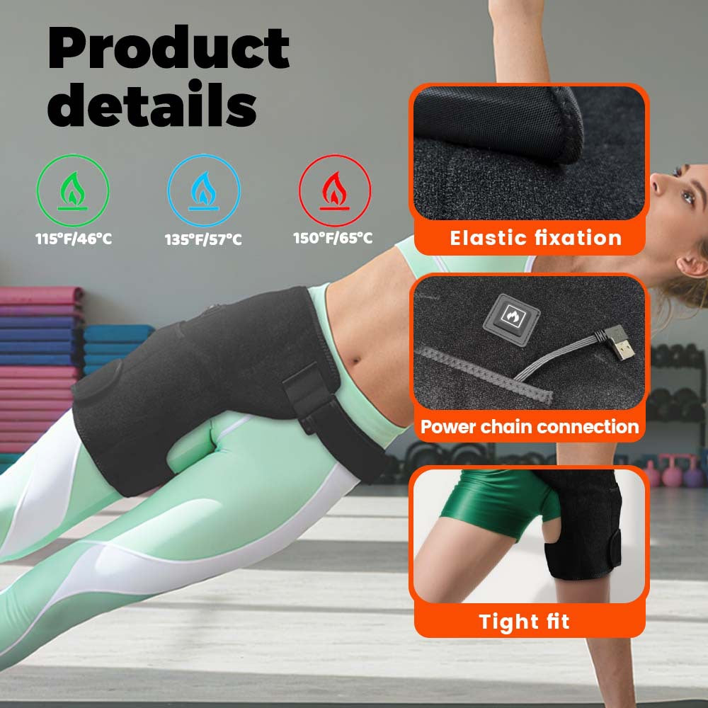 New Product Heating Belt Red Light Hip Protection Far-Infrared Massage Groin And Hip Bone Massager Hot Compress Belt