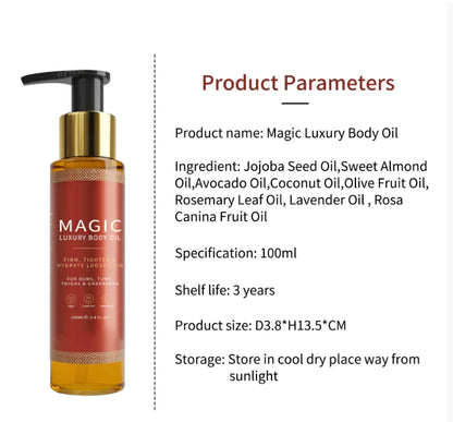 Magic Body Oil for Silky Smooth Hydrated Skin