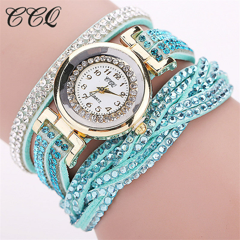 Twisted Velvet Bracelet Watch — 11 Stunning Colors