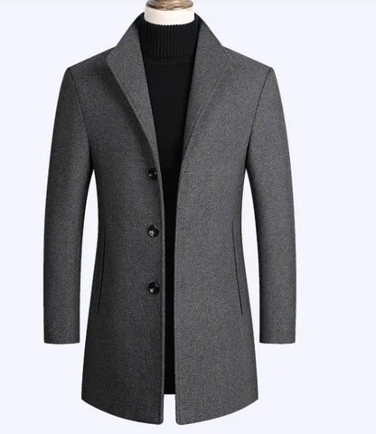 Womens Wool Overcoat Classic Long Winter Coat